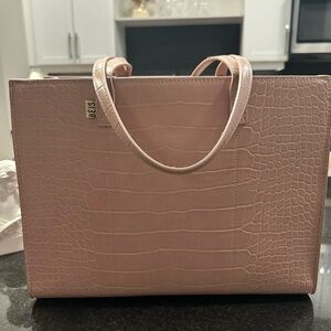 BEIS Regular Work Croc-Embossed Tote
